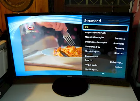 TV monitor LED curvo Samsung 32