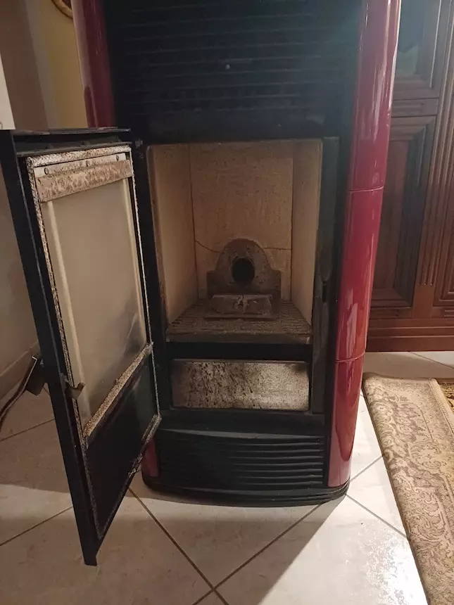Stufa a pellet, marca Sideros, modello Elly, in buone condizioni - Foto 2