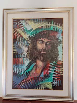 Quadro, dipinto olio su tela (Abdul Rahem Tatari)
