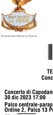 Capodanno la Fenice