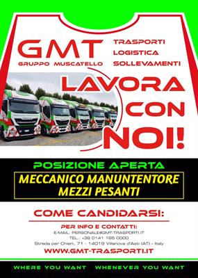 Meccanico Manutentore Mezzi Pesanti