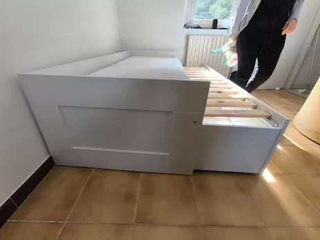 Struttura divano-letto BRIMNES Ikea 2 cassetti 80x200 cm