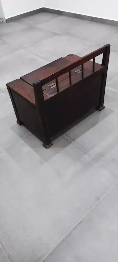 Antica cassapanca in legno - Foto 8