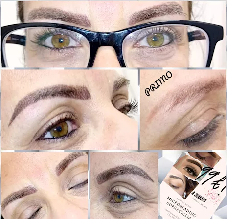 Sopracciglia, trucco semipermanente, colore tramite - Foto 2