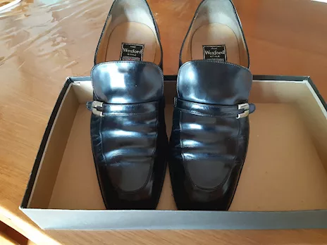 Scarpe da uomo in vitello nero