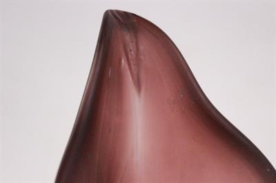 Vaso a forma di calla in vetro viola - Foto 2
