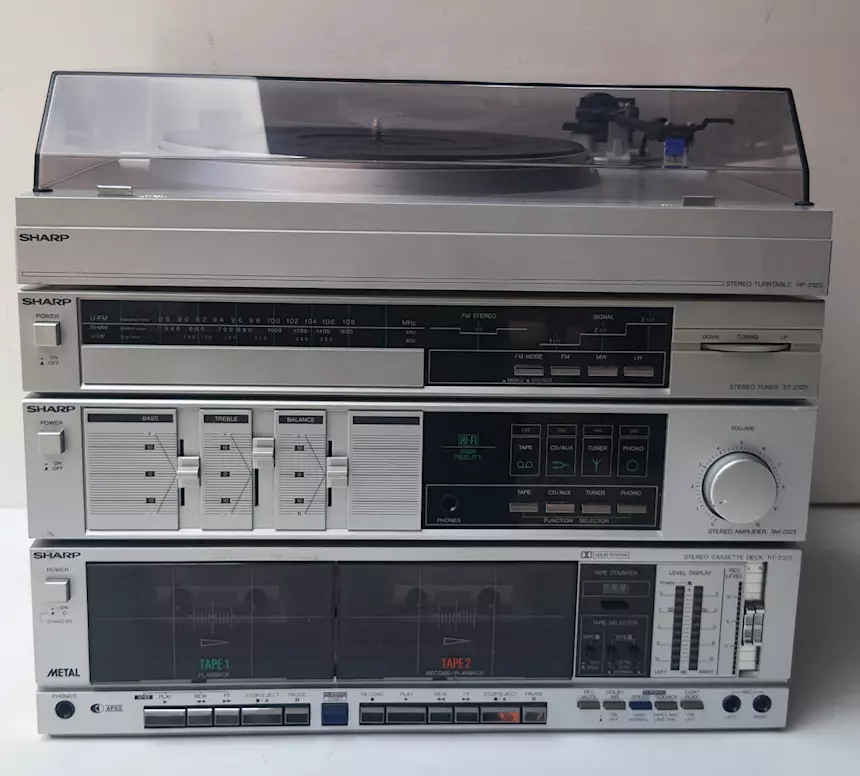 Foto 2 Hi-Fi giradischi Sharp RP SM ST RT (anni 80), modello SM2323, ottimo stato