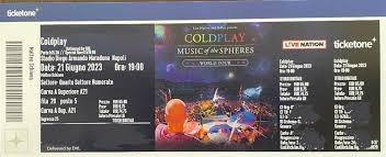 Biglietti Concerto Coldplay