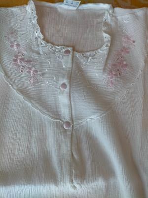 Camicia da notte manica lunga 100% cotone