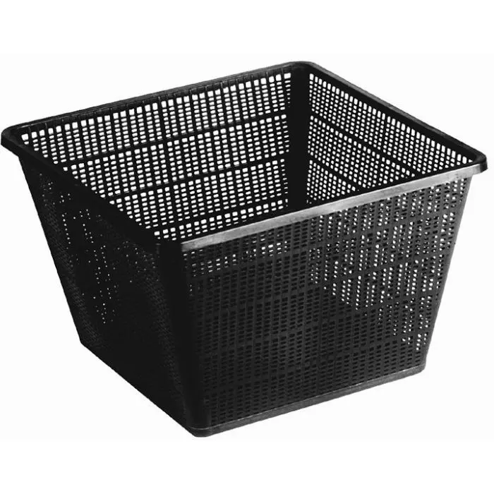 Cesto per piante acquatiche quadrato 35x35, colore nero