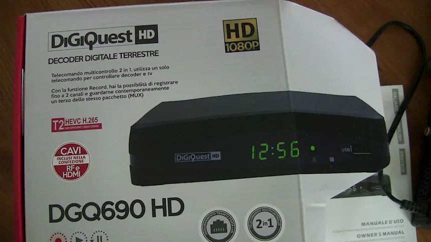 Foto 3 Decoder TV Digiquest 690 HD