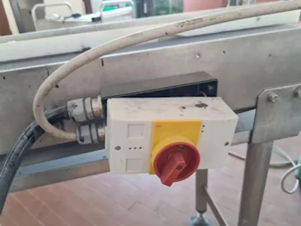 Nastro alimentare inox con sponde usato - Foto 3