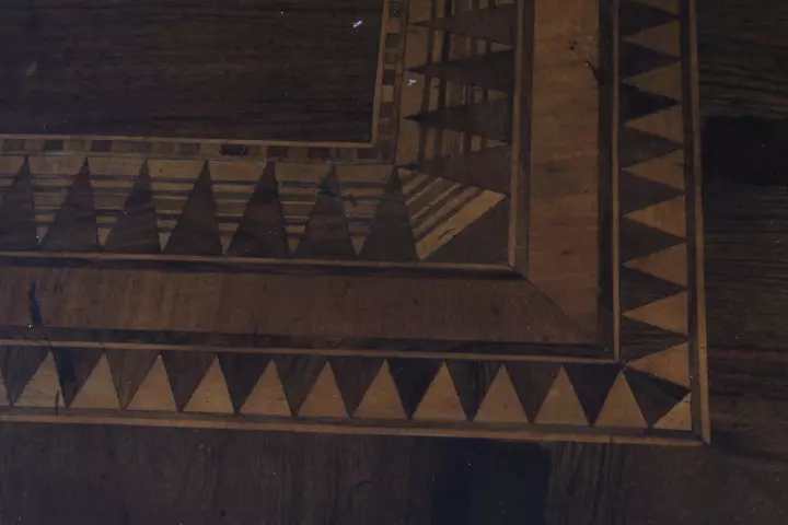 Antico tavolo Sorrento 1860 in noce - Foto 6