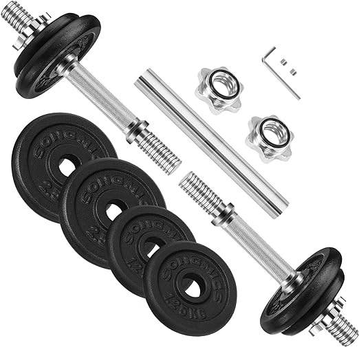 Panca palestra + pesi regolabili fino a 30Kg Attrezzi Bodybuilding - Foto 4