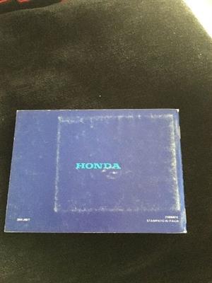 Libretto per Moto Honda CBX750F - Foto 4