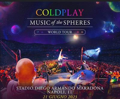 Biglietto prato Coldplay Napoli 21 giugno