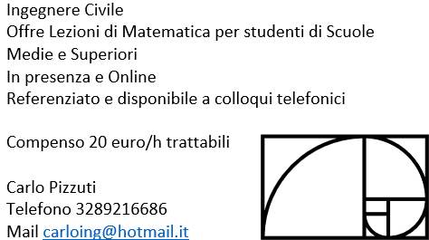 RIpetizioni/Lezioni private Matematica