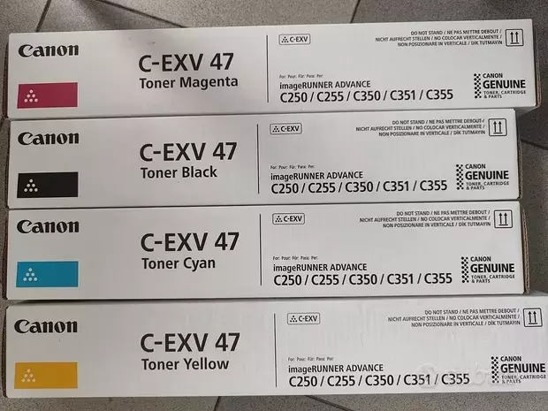 Kit Cartucce Canon C-Exv 47 Originale