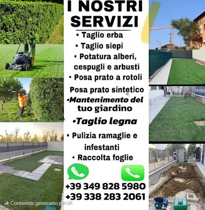 Manutenzione del Verde, Taglio Erba Siepi Rami