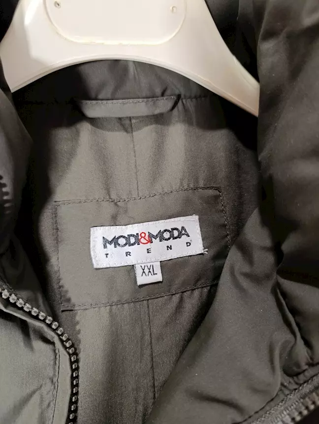 Foto 3Piumino lungo Modi Moda donna XXL, colore cachi, come nuovo