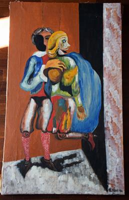 Arte moderna Dipinto metafisico, Marionette