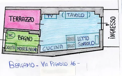 Bergamo, zona Pignolo, centralissimo alla città Monolocali - Foto 6