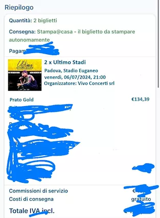 ULTIMO PADOVA 2 PRATO GOLD