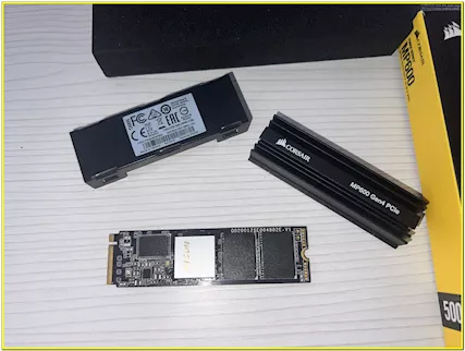 SSD Corsair Force MP600 PCIe Gen.4 M.2 NVMe 500gb, in ottime condizioni - Foto 2