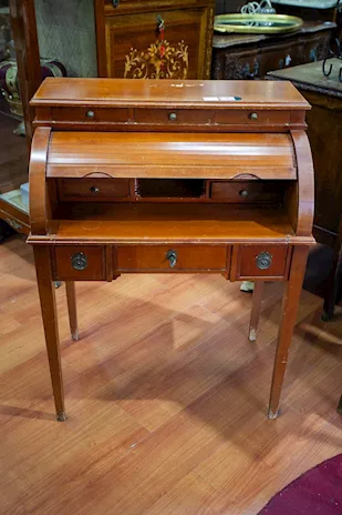 Scrittoio Scrivania d’Epoca in Legno Noce - 24716