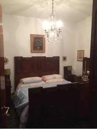 Camera da letto completa-Costruita dall'arsenale- 1930, in legno massello - Foto 2