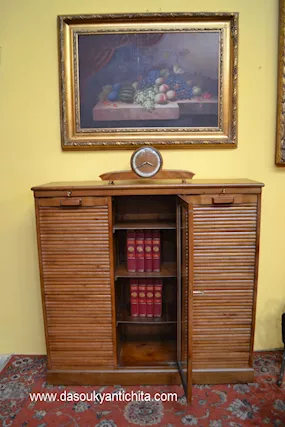 Schedario-Classificatore a tre sezioni con vetrina - Foto 3