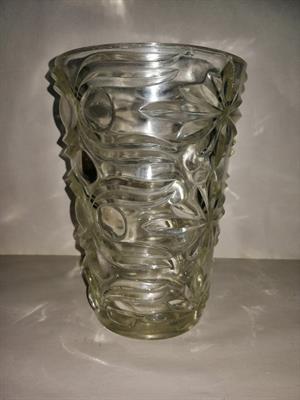 Vaso portafiori in vetro vintage anni '60