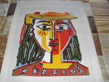 Poster Picasso Tète d'une femme 1953 circa