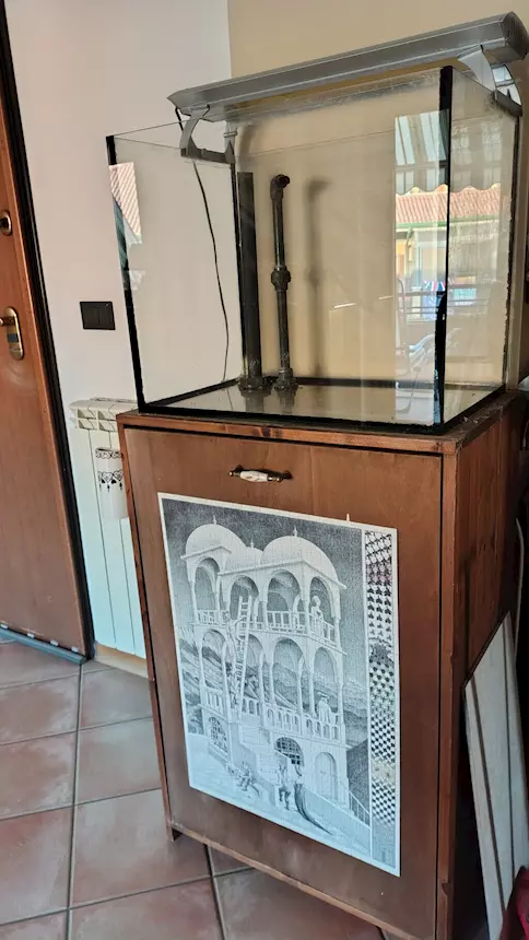 Acquario marino con sump