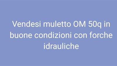 Muletto OM 50q, in buone condizioni - Foto 4