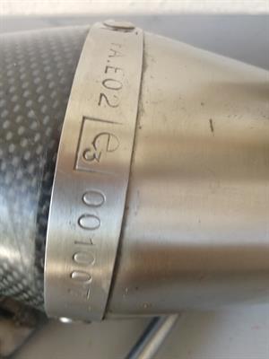 Marmitta scarico per KTM 390 Duke in acciaio inox