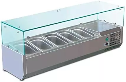 Porta ingredienti refrigerata completa da 160 cm seminuova
