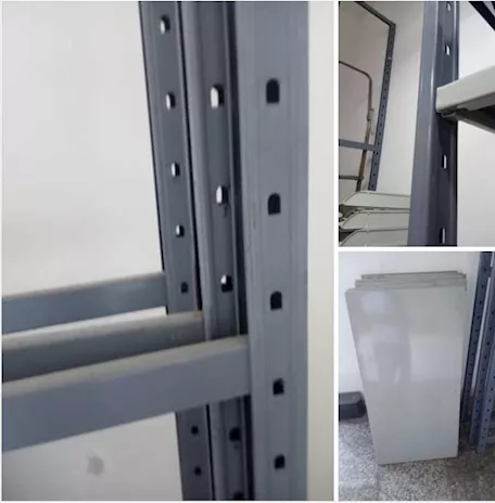 Ripiani metallici rinforzati