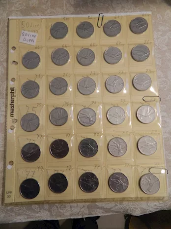 Monete assortite della repubblica italiana