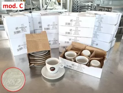 Set tazzina e piattino per caffè usato e non, mod. D, mai usate - Foto 3