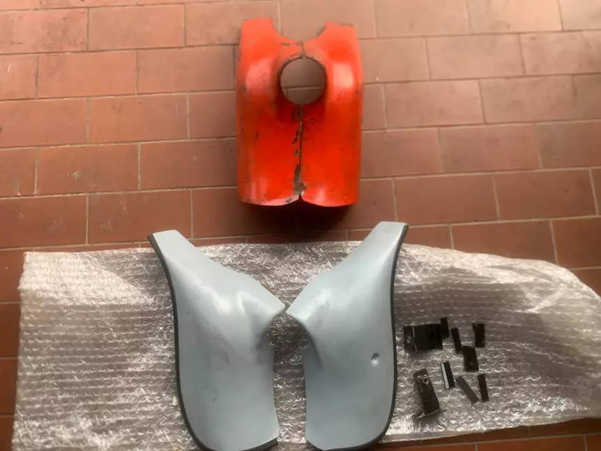 Gilera giubileo 175 202 copri batteria