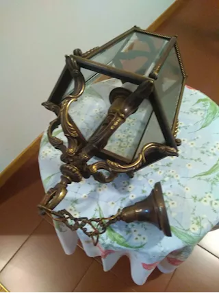 Lampada in bronzo - Anteprima 3