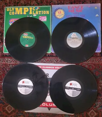 Lotto 4 vinili 33 rpm Garage Classics Dance Music Olympic Co