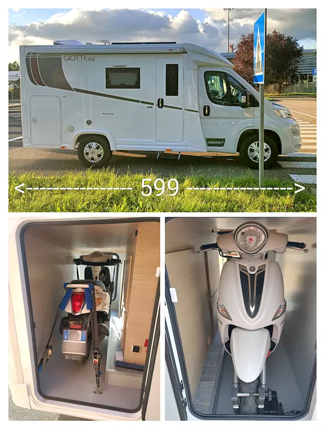Semitegrale Giottiline c60 c 60 GARAGE PORTAMOTO Anno 2023, mai usati