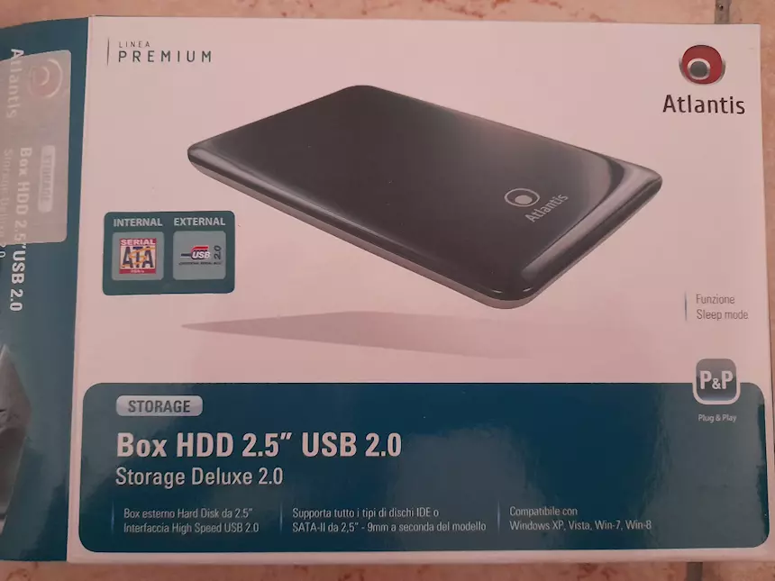 BOX HDD 2,5 USB2,0 ATLANTIS