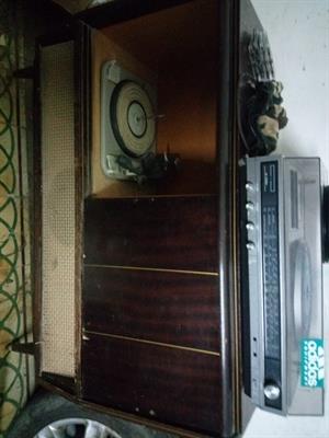 Mobile con stereo e giradischi antico - Foto 3