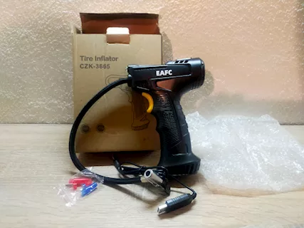 Compressore portatile wireless con schermo digitale