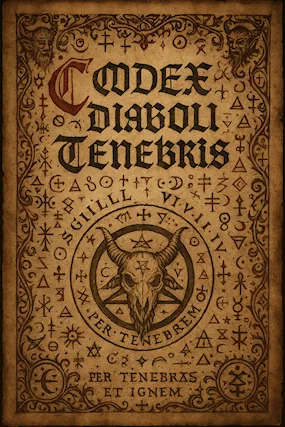 Codex Diaboli Tenebris – Esoteric Manuscript 950 pp. (Latin,