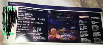 2 biglietti Cold play (Milano)