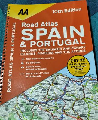 Atlante Stradale Spagna Portogallo